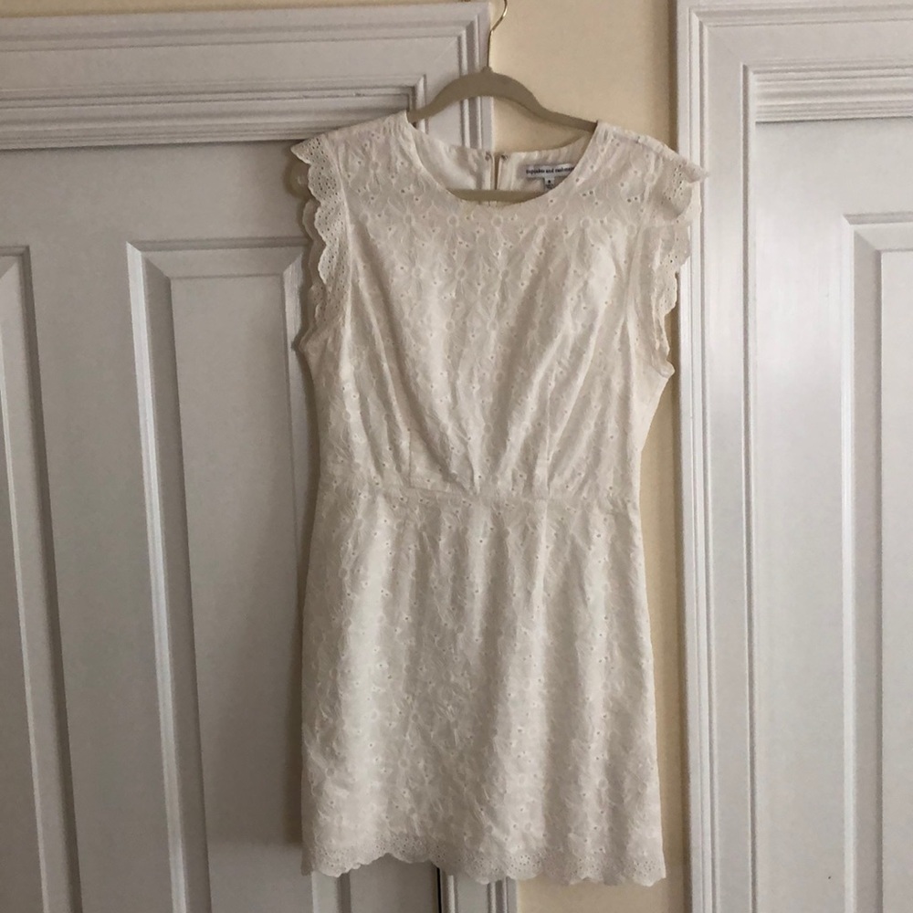 White lace dress